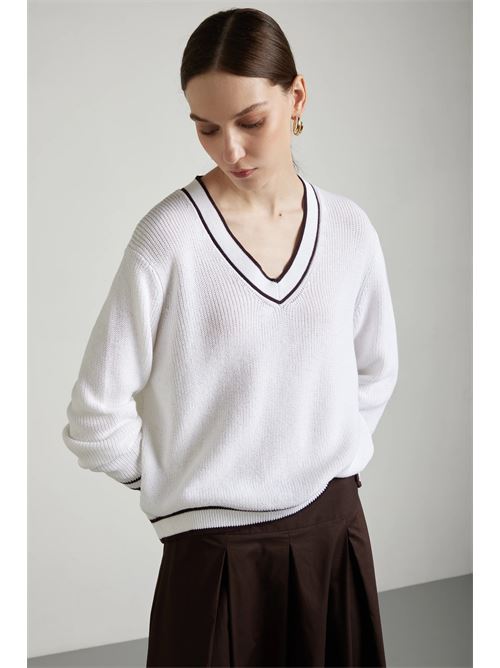 Maglia tennis a costa inglese KANGRA CASHMERE | 36300201